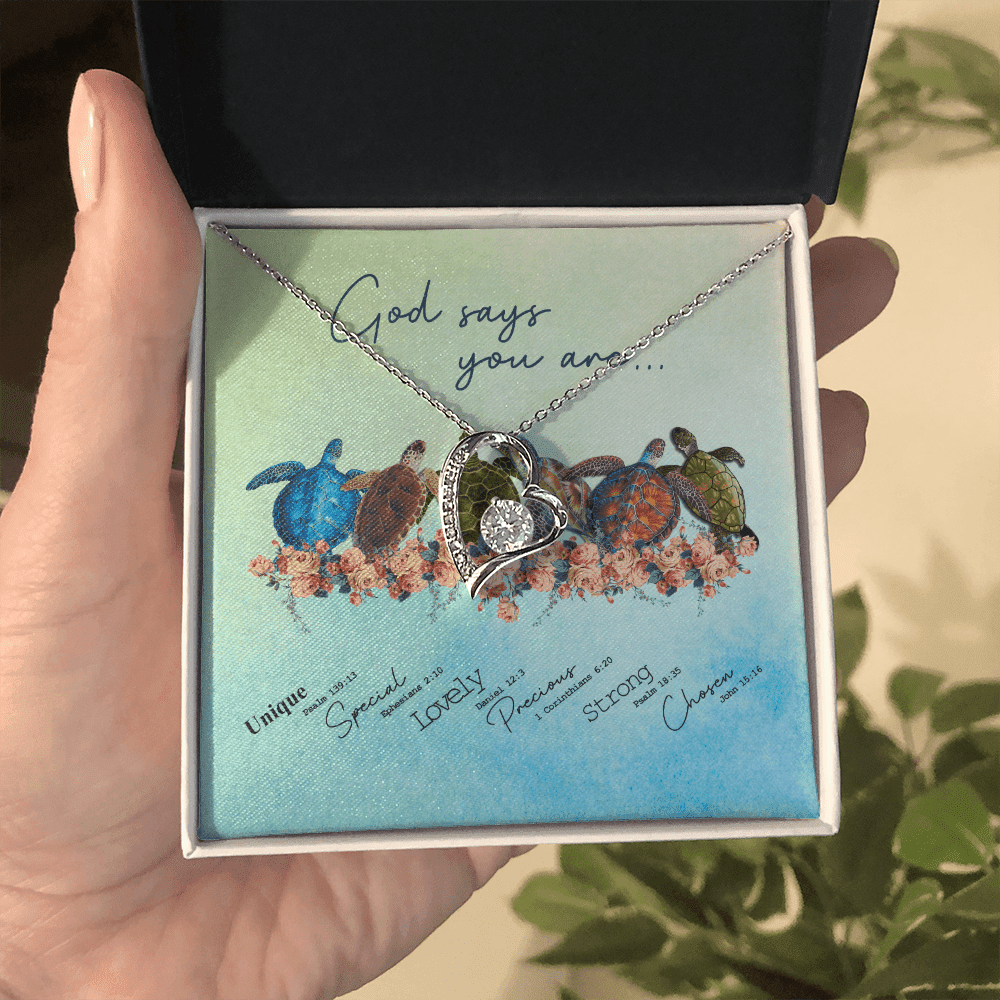 Mother Daughter Necklace God Say You Are Gift For Daughter Forever Love Necklace