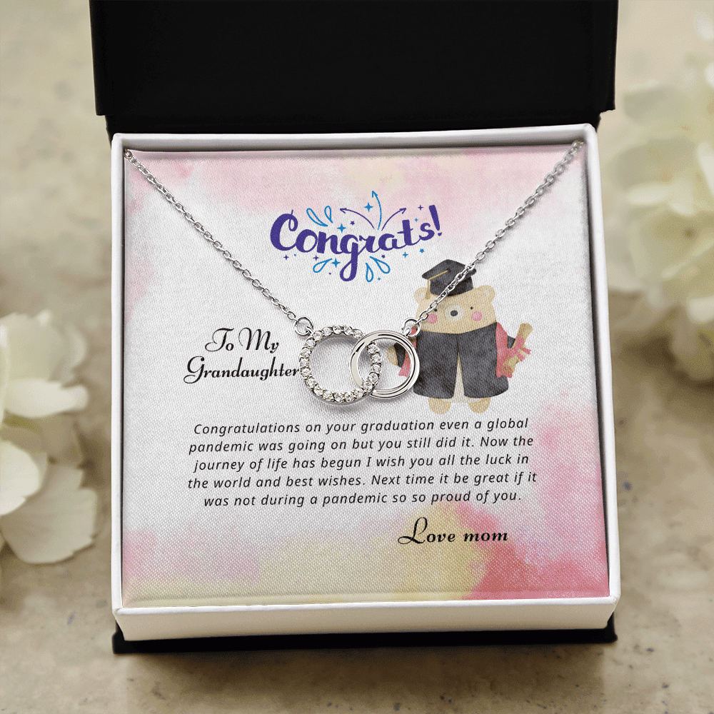 Now The Journey Of Life Has Begun Perfect Pair Necklace Gift For Granddaughter Toptrendygear