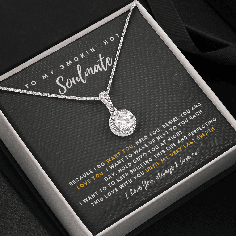 Thank You For Being The Love Of My Life Eternal Hope Necklace Gift For Her Toptrendygear