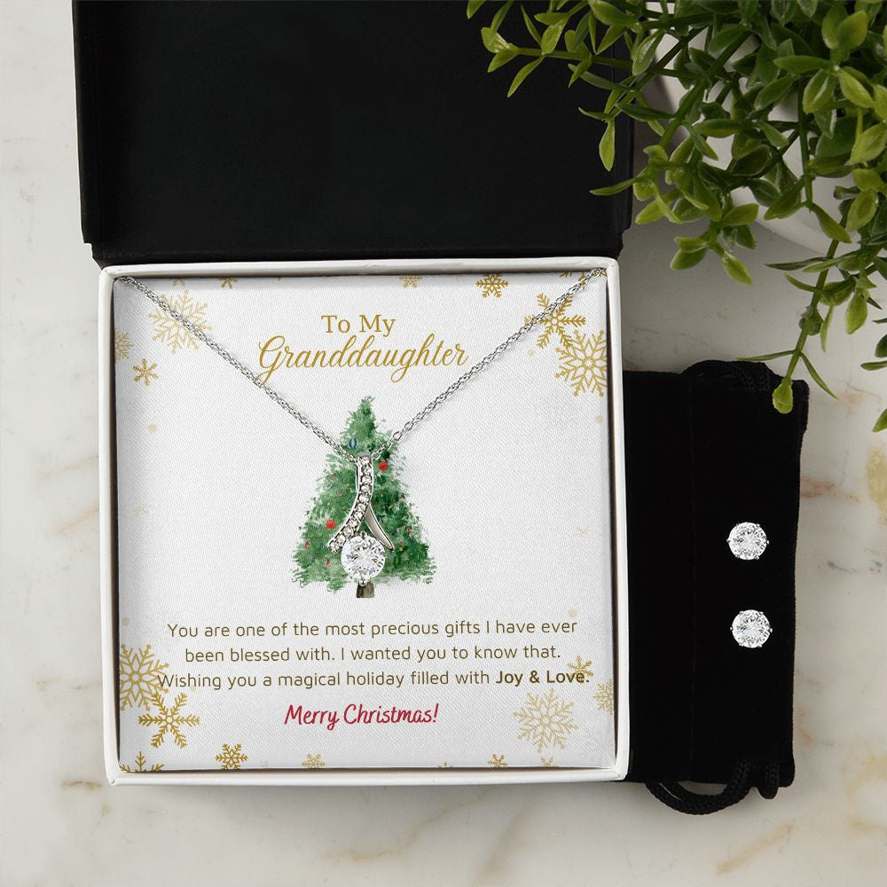 Granddaughter Necklace From Grandma You Are One Of The Most Precious Gifts Alluring Beauty Necklace Set