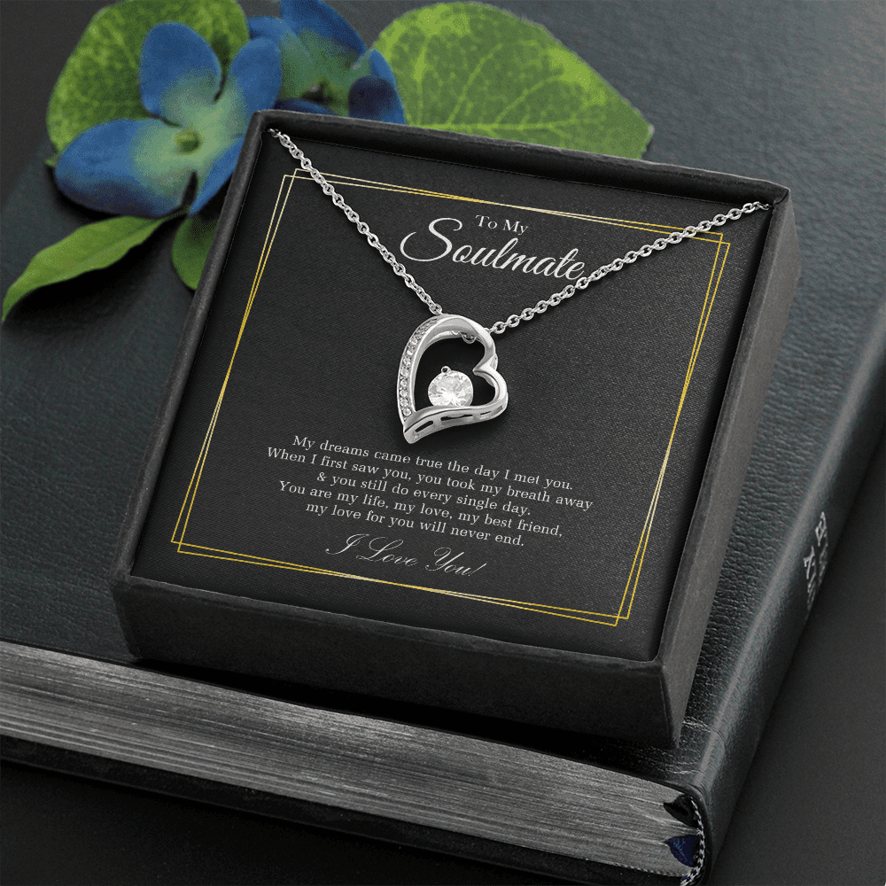 Soulmate Necklace You Are My Best Friend Gift For Her Forever Love Necklace