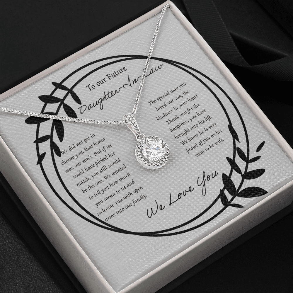 We Love You Gift For Daughter In Law Eternal Hope Necklace