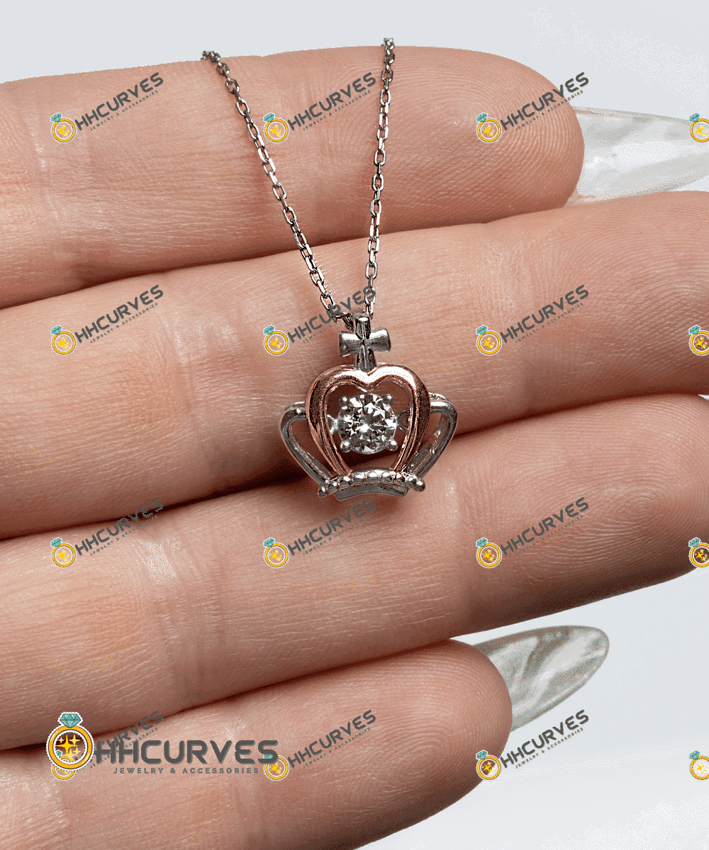 First Dance Custom Spotify Code With Couple Photo And Song Card Crown Necklace Anniversary Gifts For Her Toptrendygear