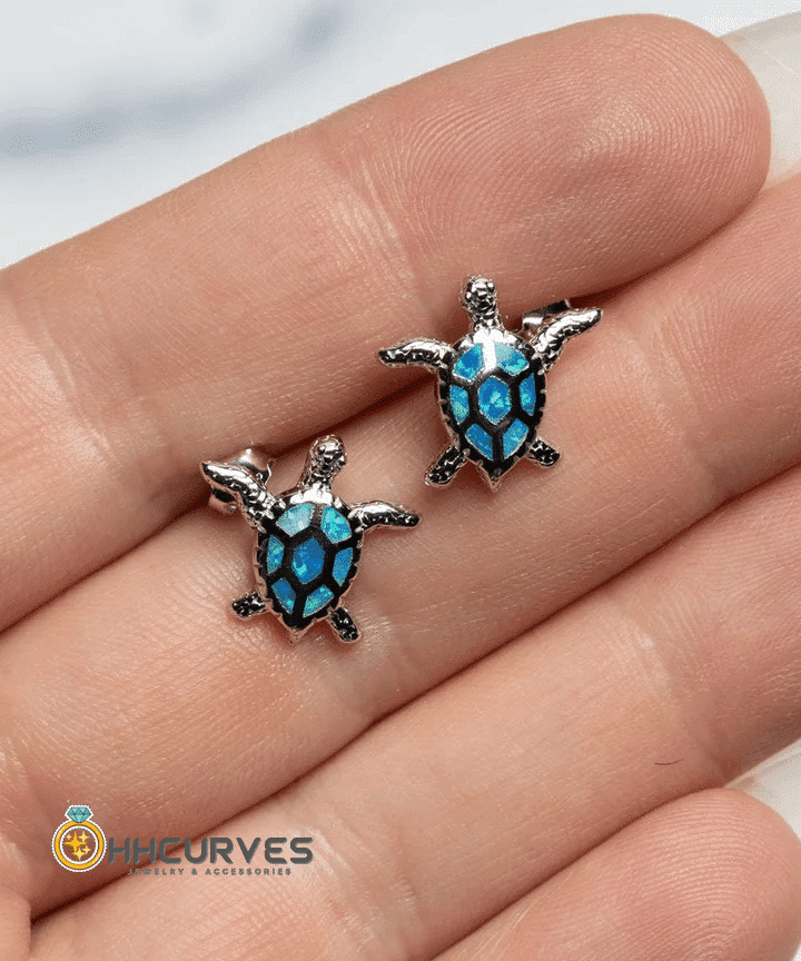 All Of Me Loves All Of You Custom Name And Photo Opal Turtle Earrings Anniversary Gifts For Her Toptrendygear