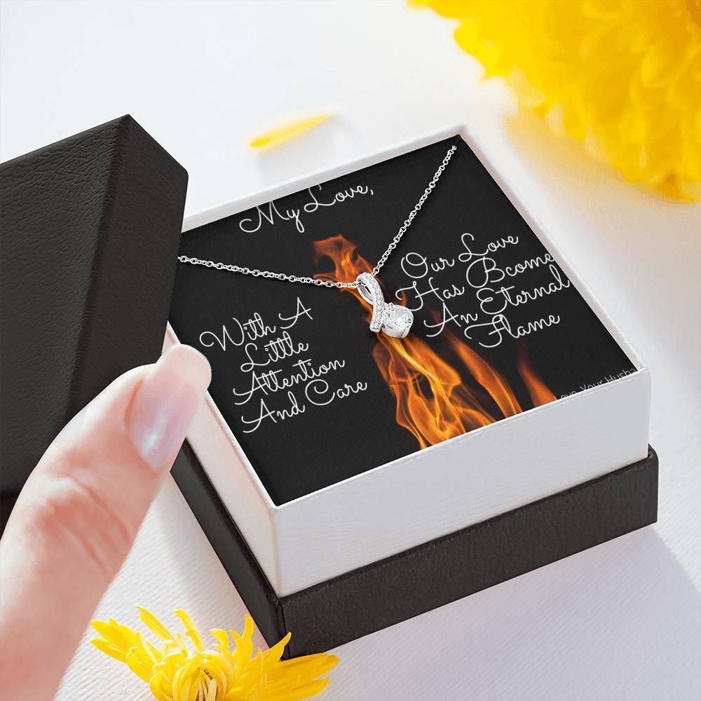 To My Love With A Little Attention And Care Alluring Beauty Necklace Gift For Her Toptrendygear