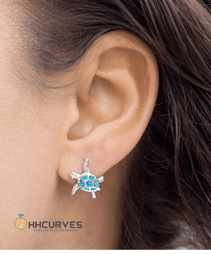 All Of Me Loves All Of You Custom Name And Photo Opal Turtle Earrings Anniversary Gifts For Her Toptrendygear