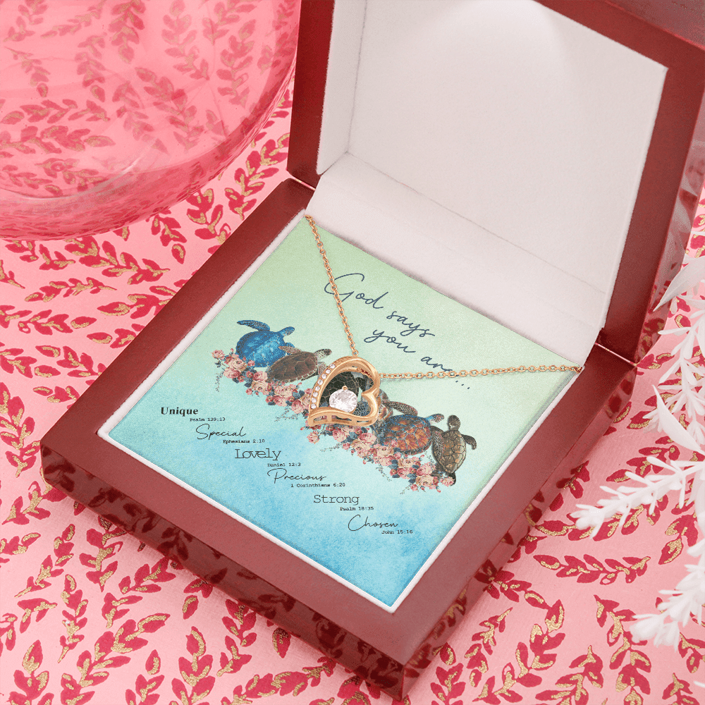 Mother Daughter Necklace God Say You Are Gift For Daughter Forever Love Necklace