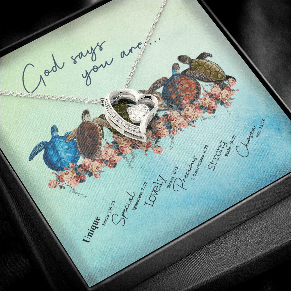 Mother Daughter Necklace God Say You Are Gift For Daughter Forever Love Necklace