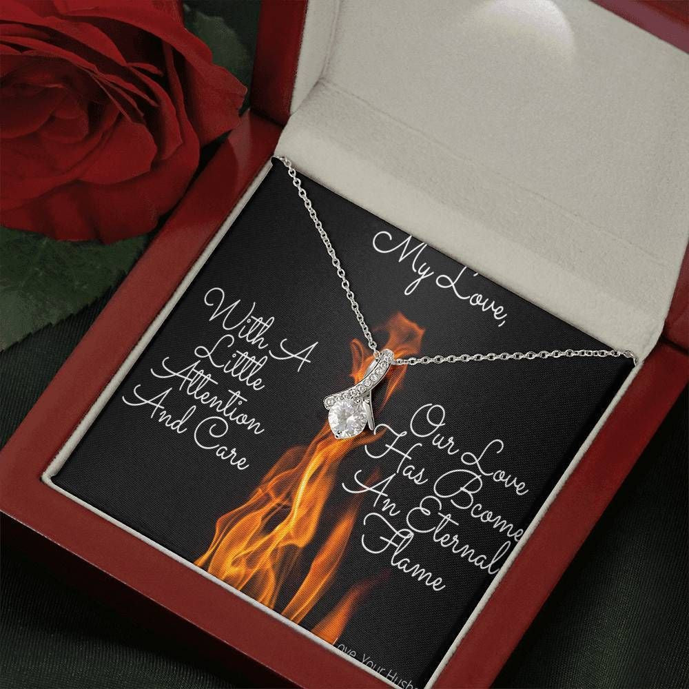 To My Love With A Little Attention And Care Alluring Beauty Necklace Gift For Her Toptrendygear