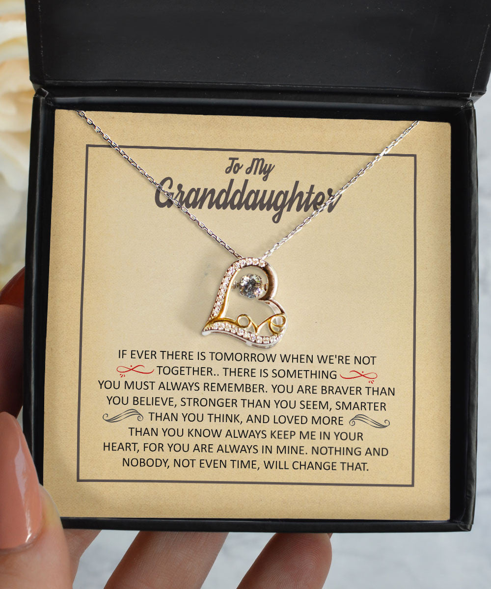 Granddaughter Jewelry You Are Stronger Than You Seem Gift For Granddaughter Love Dancing Necklace Toptrendygear