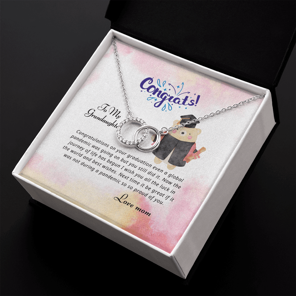 Now The Journey Of Life Has Begun Perfect Pair Necklace Gift For Granddaughter Toptrendygear