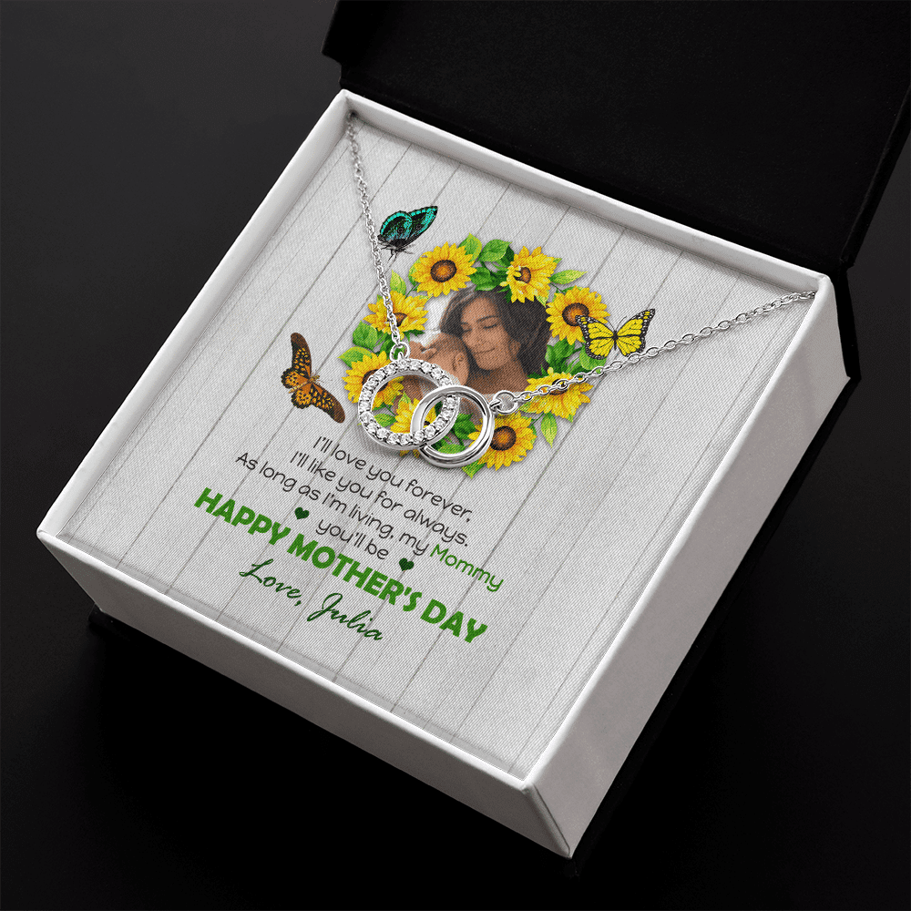 I Will Like You For Always Custom Name And Photo Perfect Pair Necklace Gift For Mom From Daughter Happy Mother's Day Toptrendygear