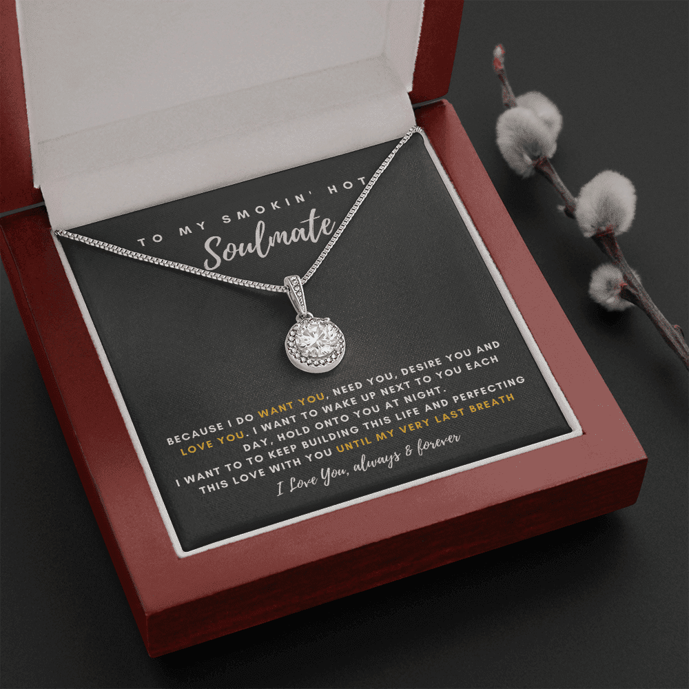 Thank You For Being The Love Of My Life Eternal Hope Necklace Gift For Her Toptrendygear