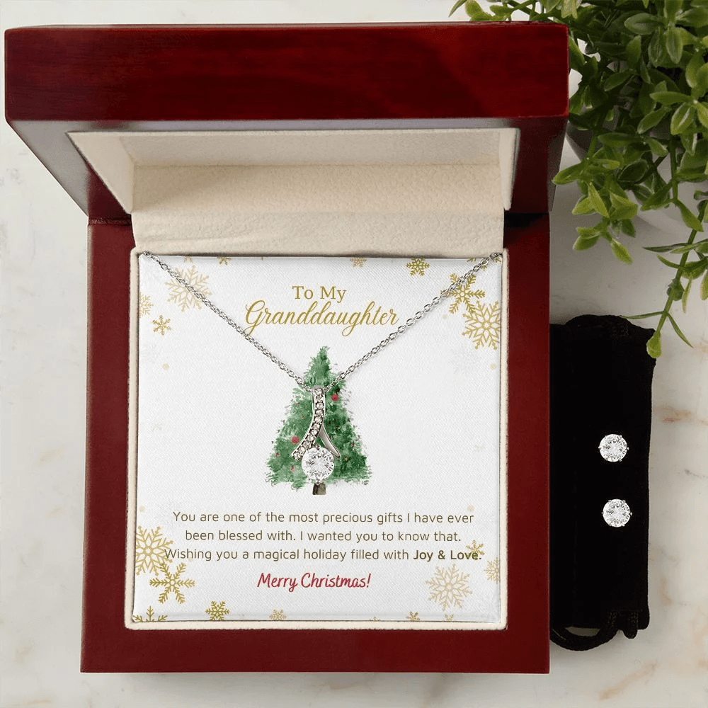 Granddaughter Necklace From Grandma You Are One Of The Most Precious Gifts Alluring Beauty Necklace Set