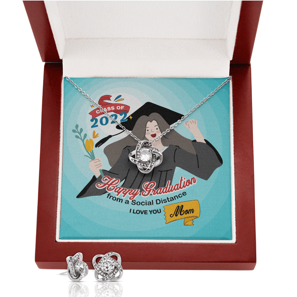 Happy Graduation From A Social Distance I Love You Love Knot Set Graduation Gift For Daughter Toptrendygear