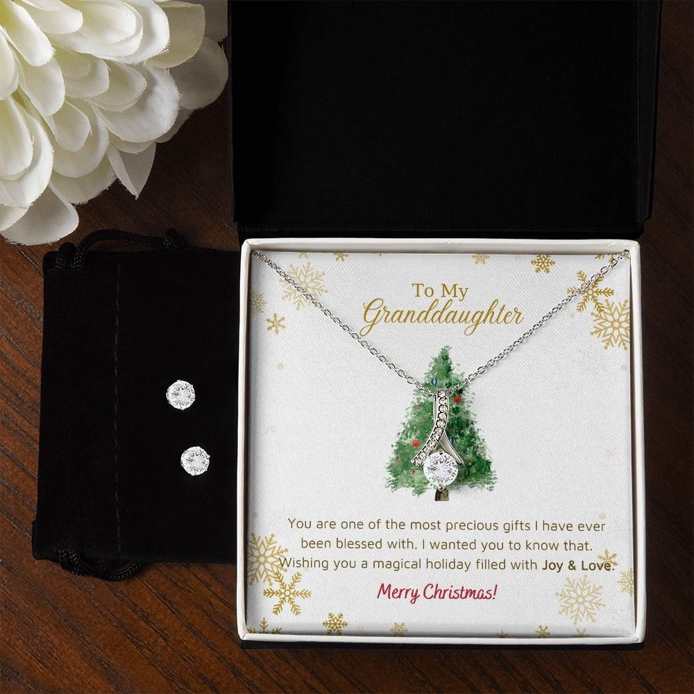 Granddaughter Necklace From Grandma You Are One Of The Most Precious Gifts Alluring Beauty Necklace Set