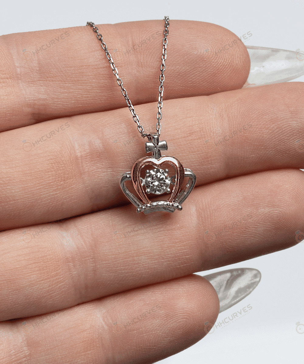 Filled With Endless Time To Do What You Like Crown Necklace Gift For Her Happy Retirement Toptrendygear