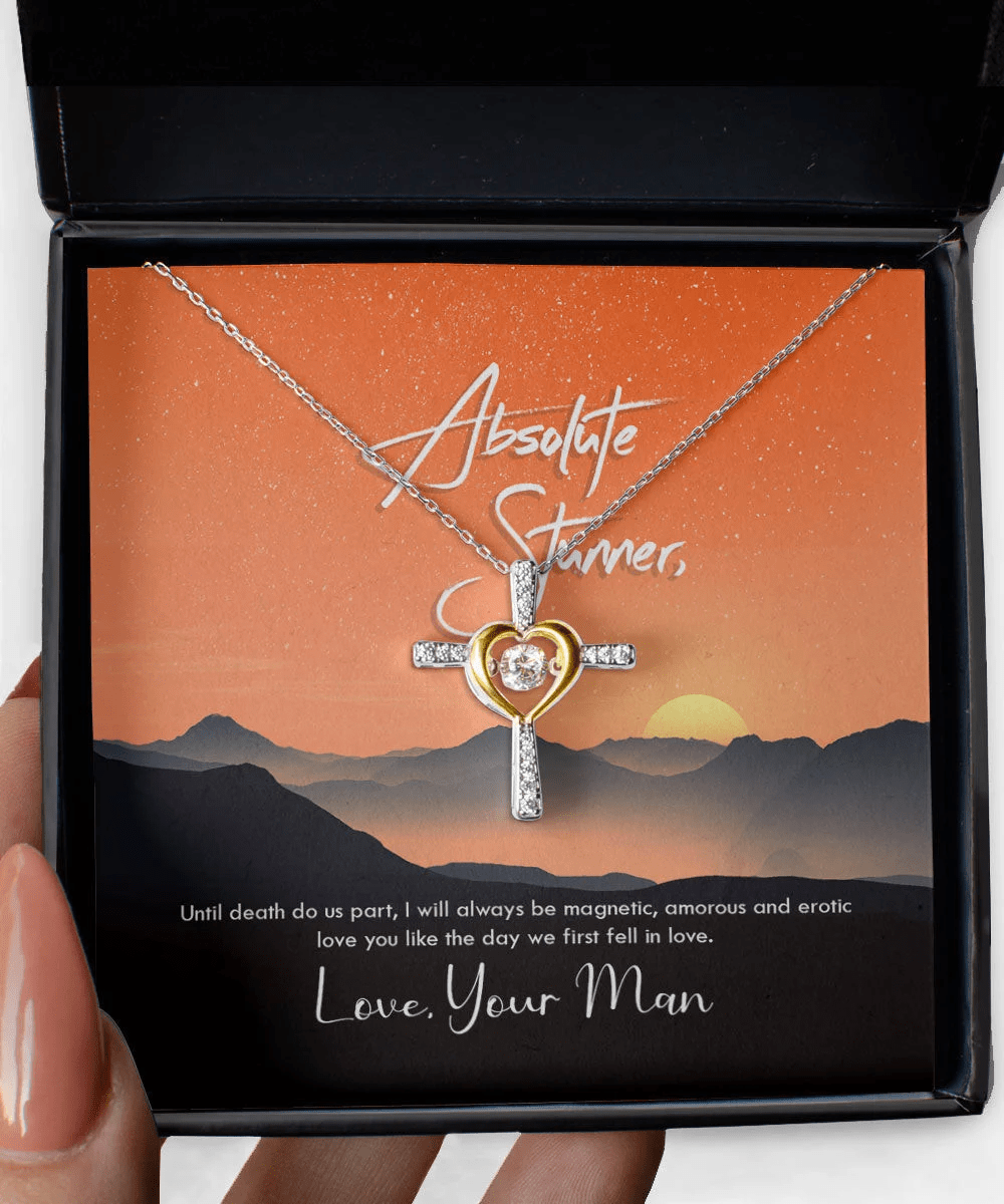 To Absolute Stunner Love You Like The Day We First Fell In Love Cross Dancing Necklace