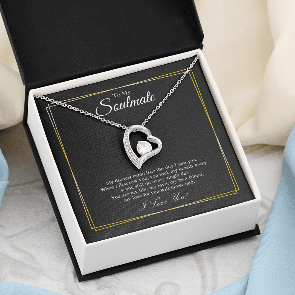 Soulmate Necklace You Are My Best Friend Gift For Her Forever Love Necklace