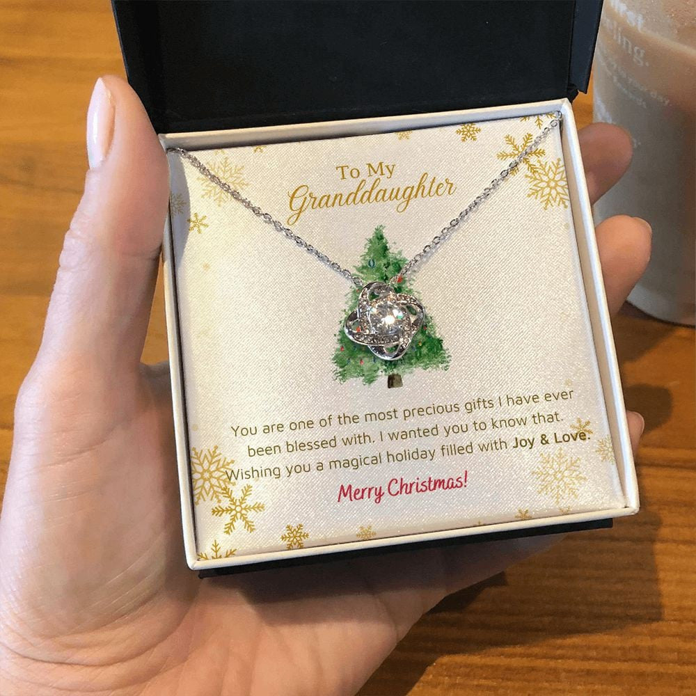 Granddaughter Necklace You Are One Of The Most Precious Gifts Love Knot Necklace Unique Gifts For Christmas
