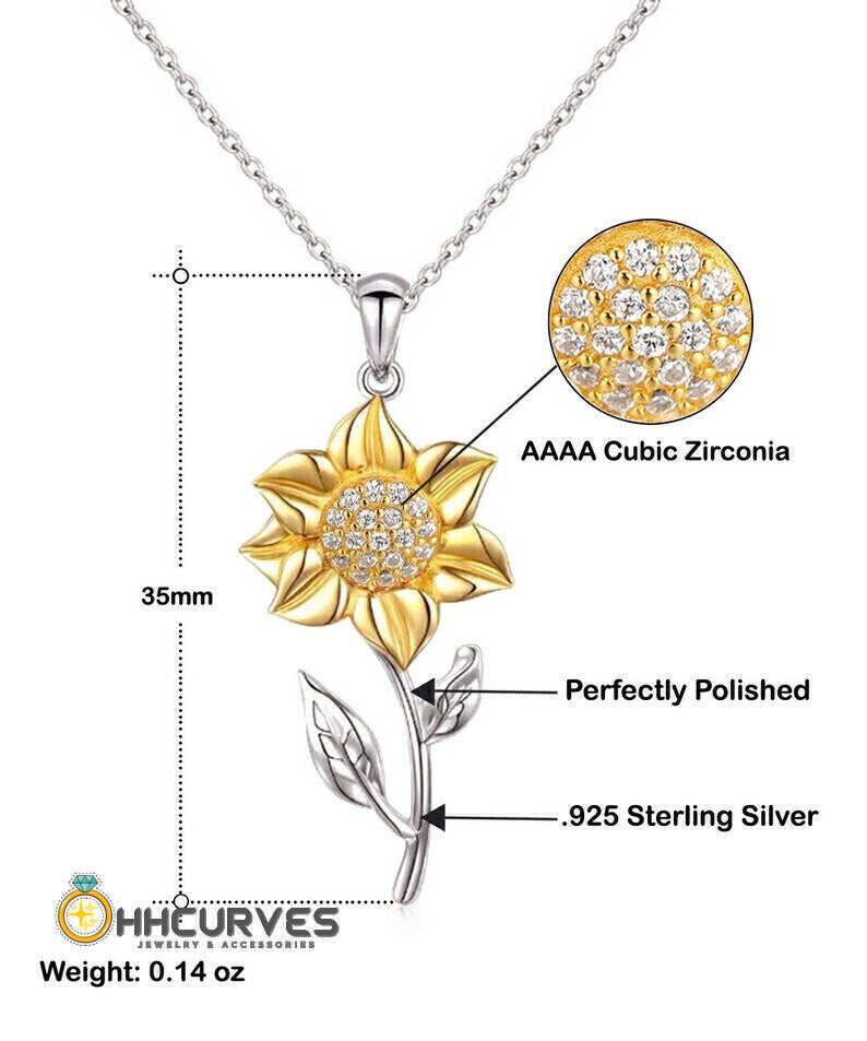 Everything Custom Spotify Code With Couple Photo And Song Card Sunflower Pendant Necklace Anniversary Gifts For Her Toptrendygear