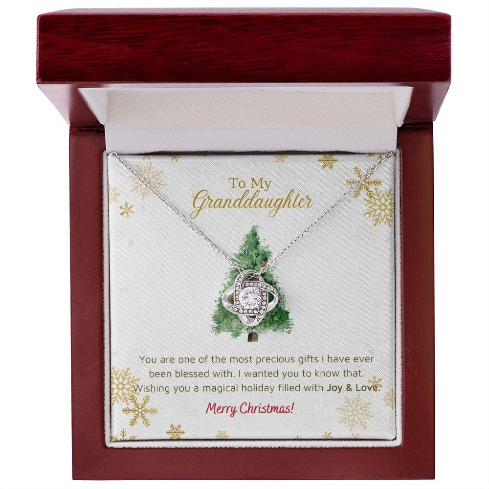Granddaughter Necklace You Are One Of The Most Precious Gifts Love Knot Necklace Unique Gifts For Christmas