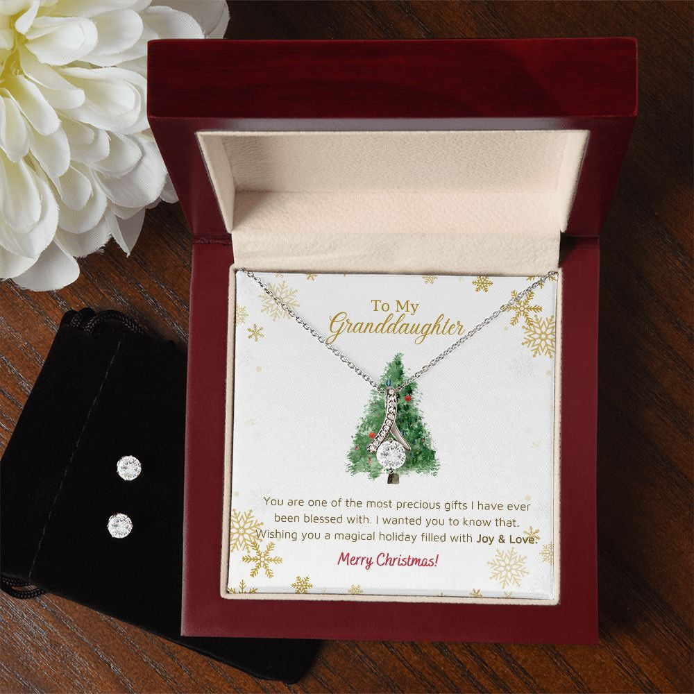 Granddaughter Necklace From Grandma You Are One Of The Most Precious Gifts Alluring Beauty Necklace Set