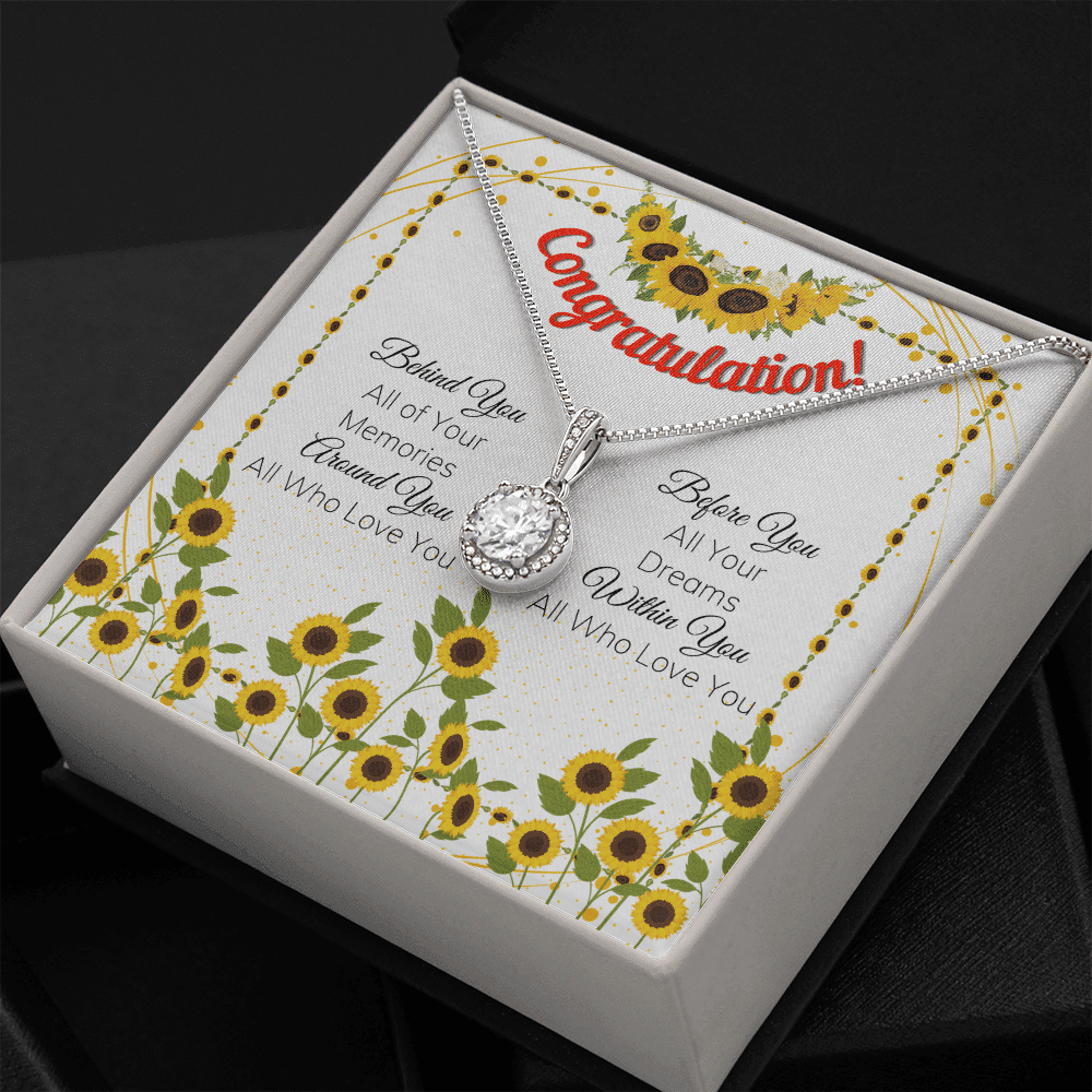 Before You All Your Dreams Eternal Hope Necklace Graduation Gift For Daughter Toptrendygear