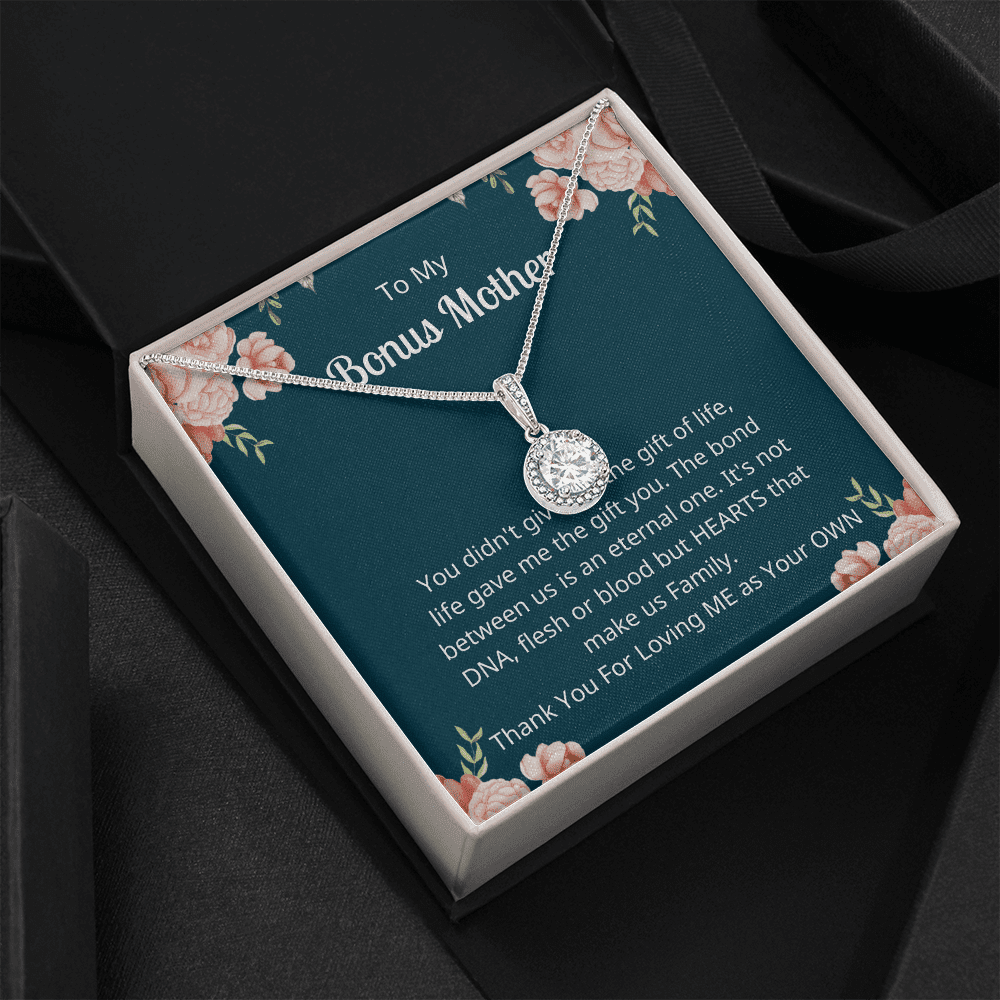 Thank You For Loving Me As Your Own Gift For Bonus Mother Eternal Hope Necklace