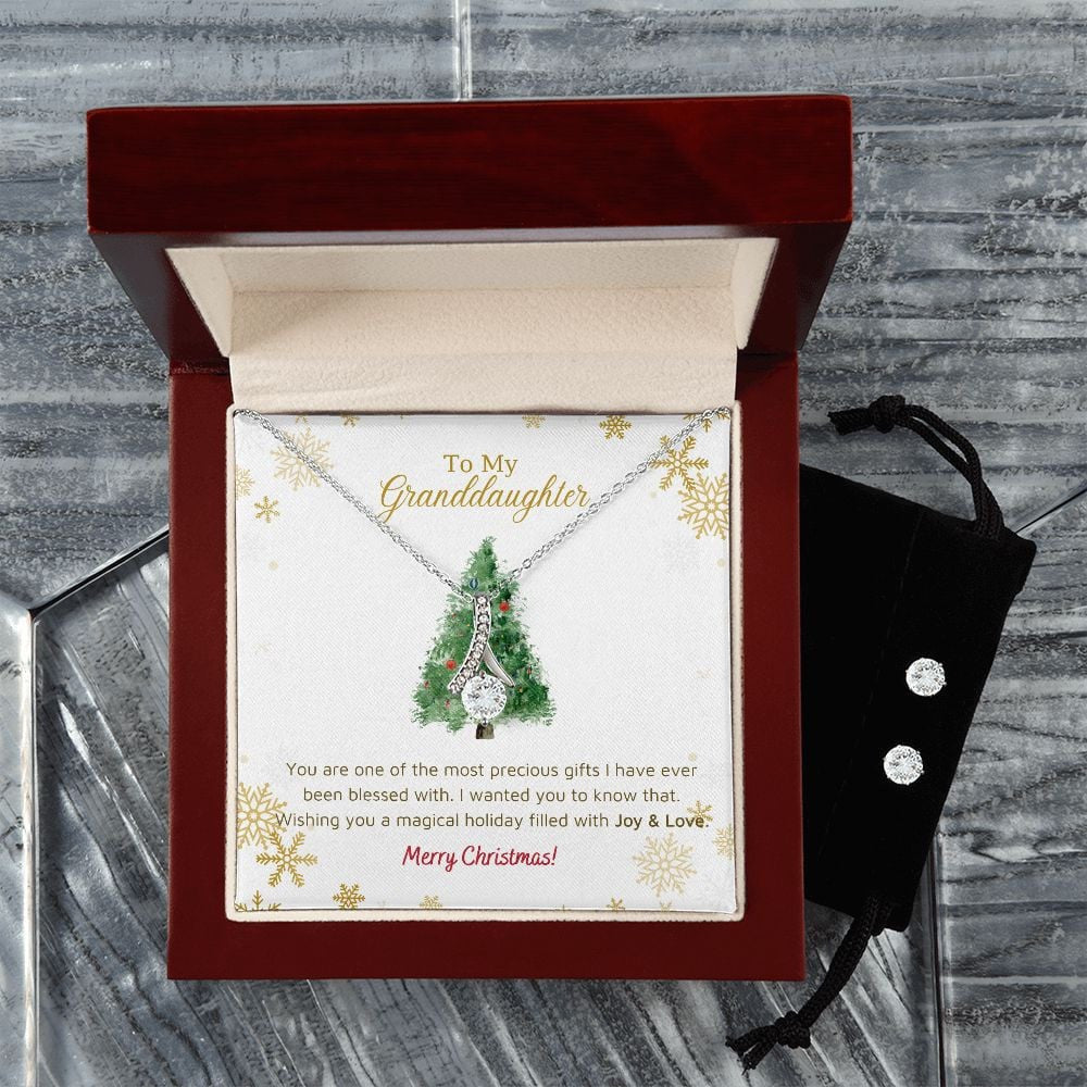 Granddaughter Necklace From Grandma You Are One Of The Most Precious Gifts Alluring Beauty Necklace Set