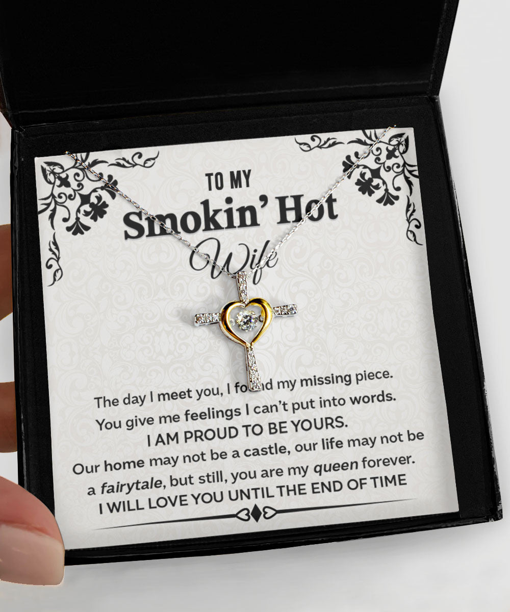 Hotwife Bracelets I Am Proud To be Yours Gift For Her Cross Dancing Necklace Toptrendygear