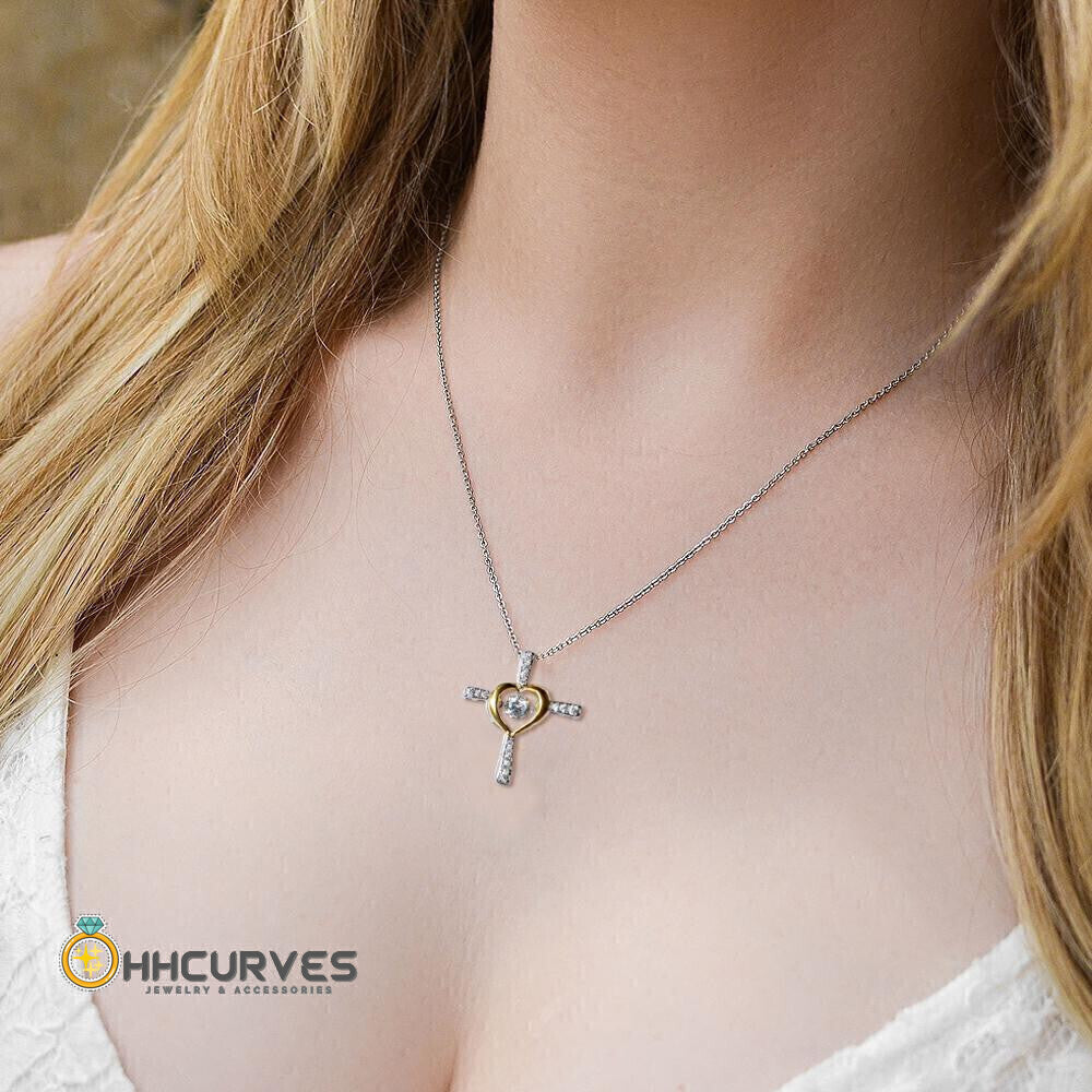 Daughter Jewellry I Will Always Have Your Back Gift For Daughter From Dad Cross Dancing Necklace Toptrendygear