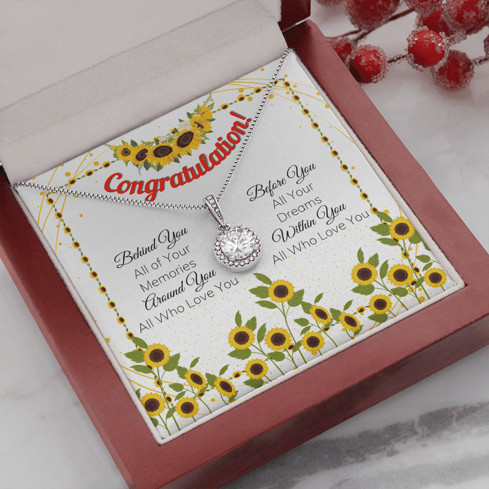 Before You All Your Dreams Eternal Hope Necklace Graduation Gift For Daughter Toptrendygear
