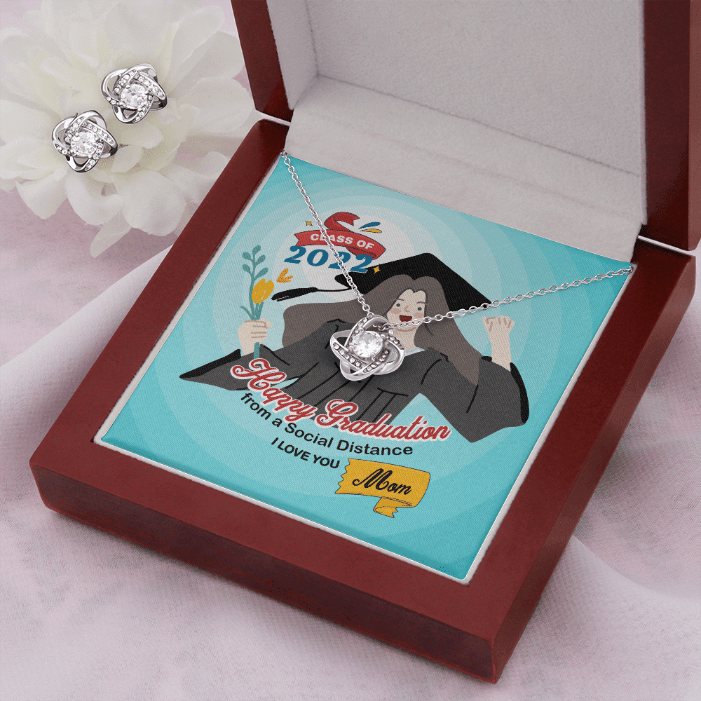 Happy Graduation From A Social Distance I Love You Love Knot Set Graduation Gift For Daughter Toptrendygear
