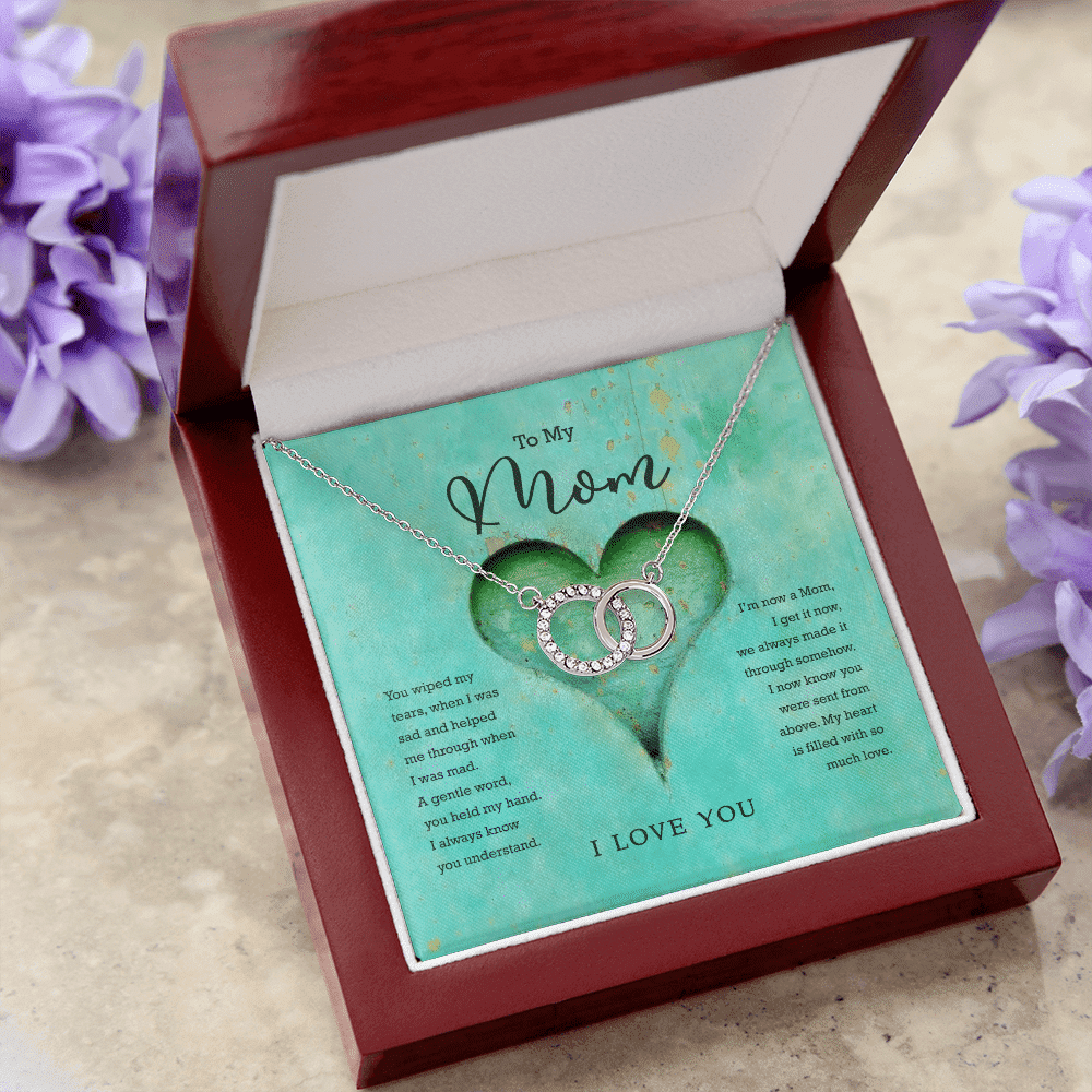 To My Mom My Heart Is Filled With So Much Love Perfect Pair Necklace Toptrendygear