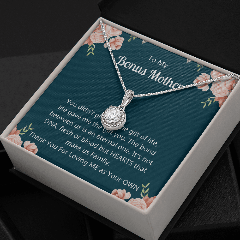 Thank You For Loving Me As Your Own Gift For Bonus Mother Eternal Hope Necklace