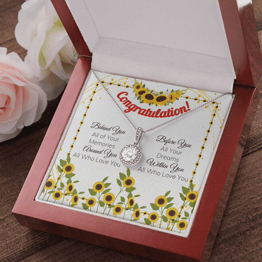 Before You All Your Dreams Eternal Hope Necklace Graduation Gift For Daughter Toptrendygear