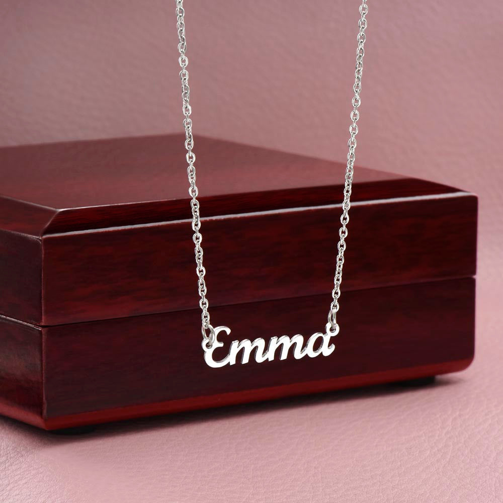 Daughter Necklace, To My Daughter I Will Always Be Here To Support You Personalized Name Necklace
