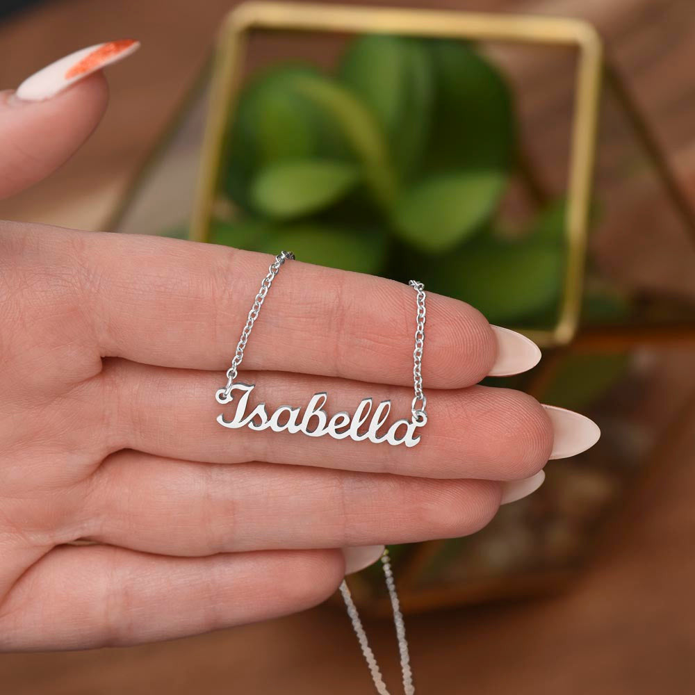 Daughter Necklace, To My Daughter I Will Always Be Here To Support You Personalized Name Necklace