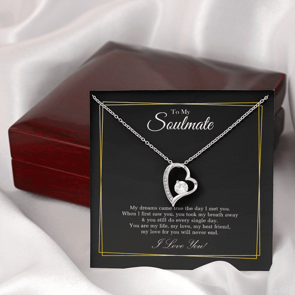 Soulmate Necklace You Are My Best Friend Gift For Her Forever Love Necklace
