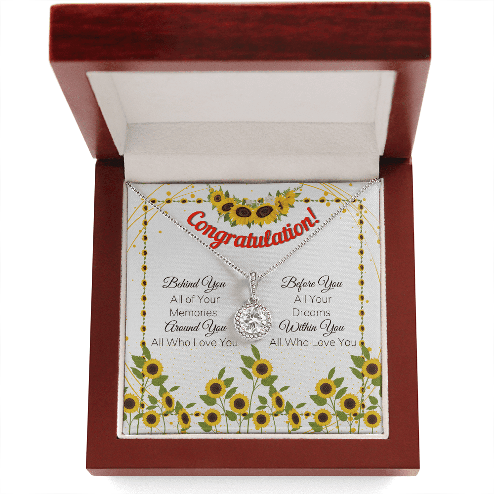 Before You All Your Dreams Eternal Hope Necklace Graduation Gift For Daughter Toptrendygear