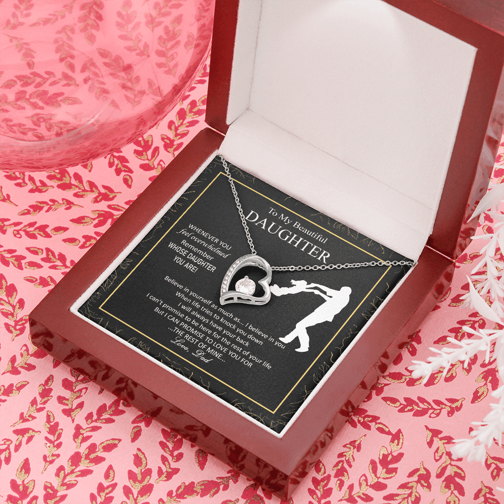 Beautiful Overwhelmed Remember Believe Promise Forever Love Necklace