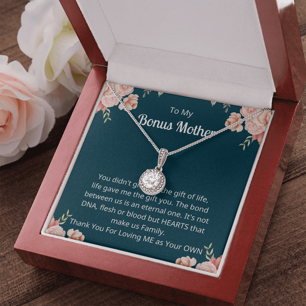 Thank You For Loving Me As Your Own Gift For Bonus Mother Eternal Hope Necklace