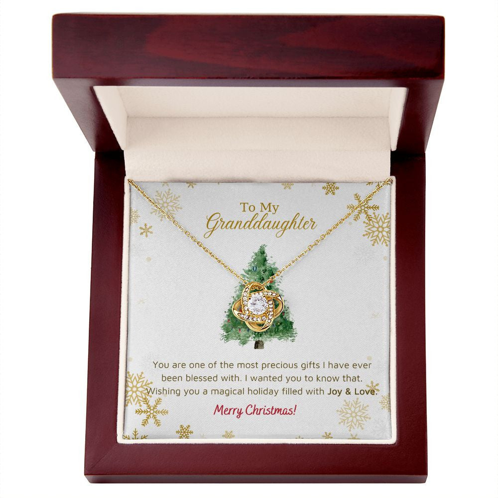 Granddaughter Necklace You Are One Of The Most Precious Gifts Love Knot Necklace Unique Gifts For Christmas