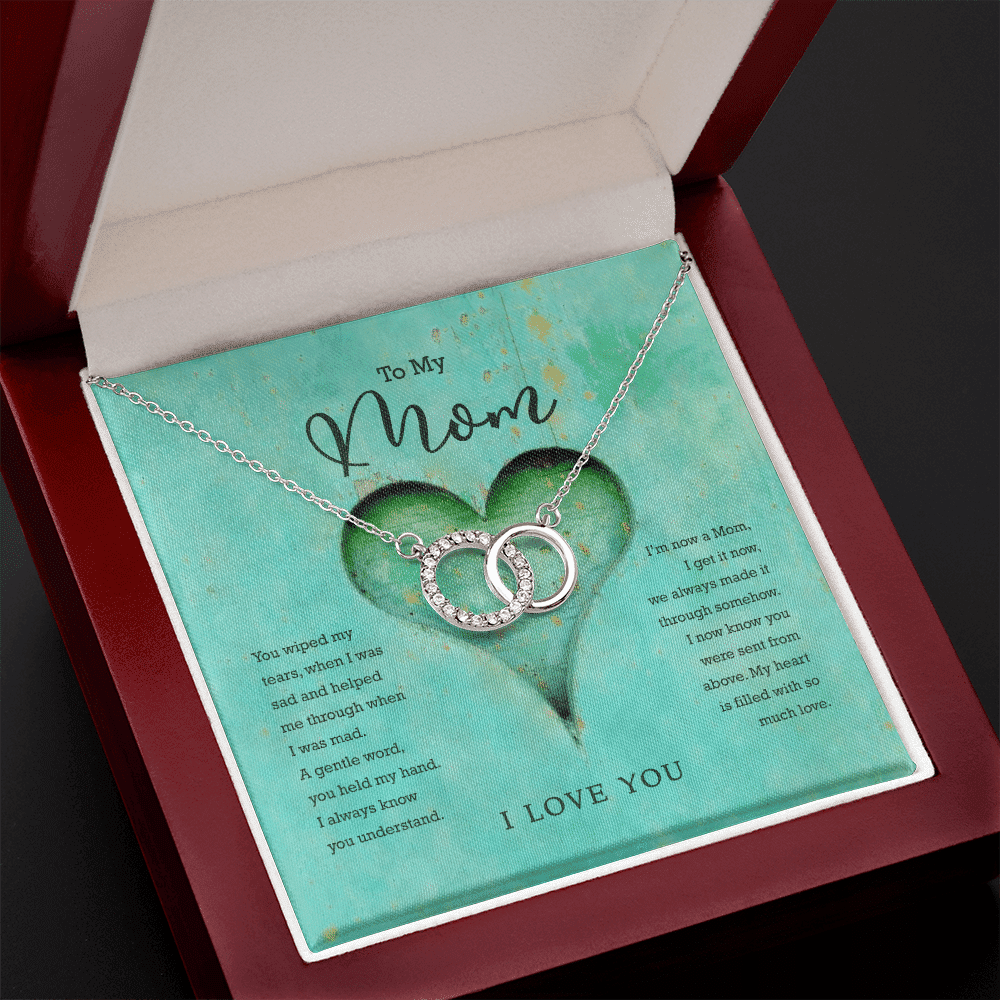 To My Mom My Heart Is Filled With So Much Love Perfect Pair Necklace Toptrendygear