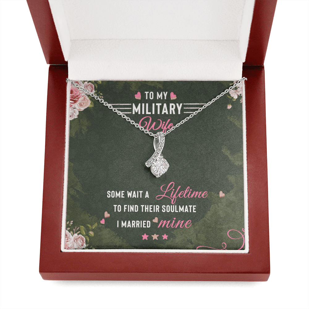 To Militery Wife Some Wait A Lifetime To Find Their Soulmate I Married Mine Alluring Beauty Necklace
