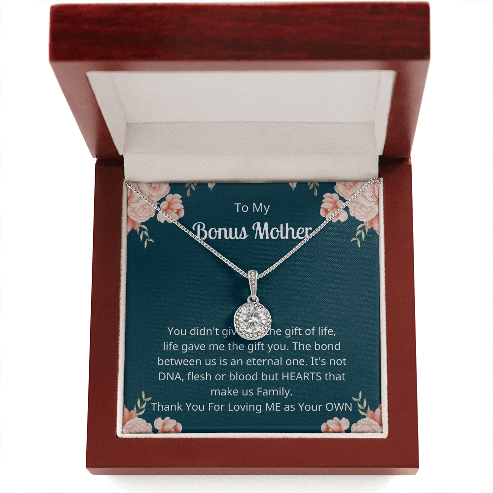 Thank You For Loving Me As Your Own Gift For Bonus Mother Eternal Hope Necklace