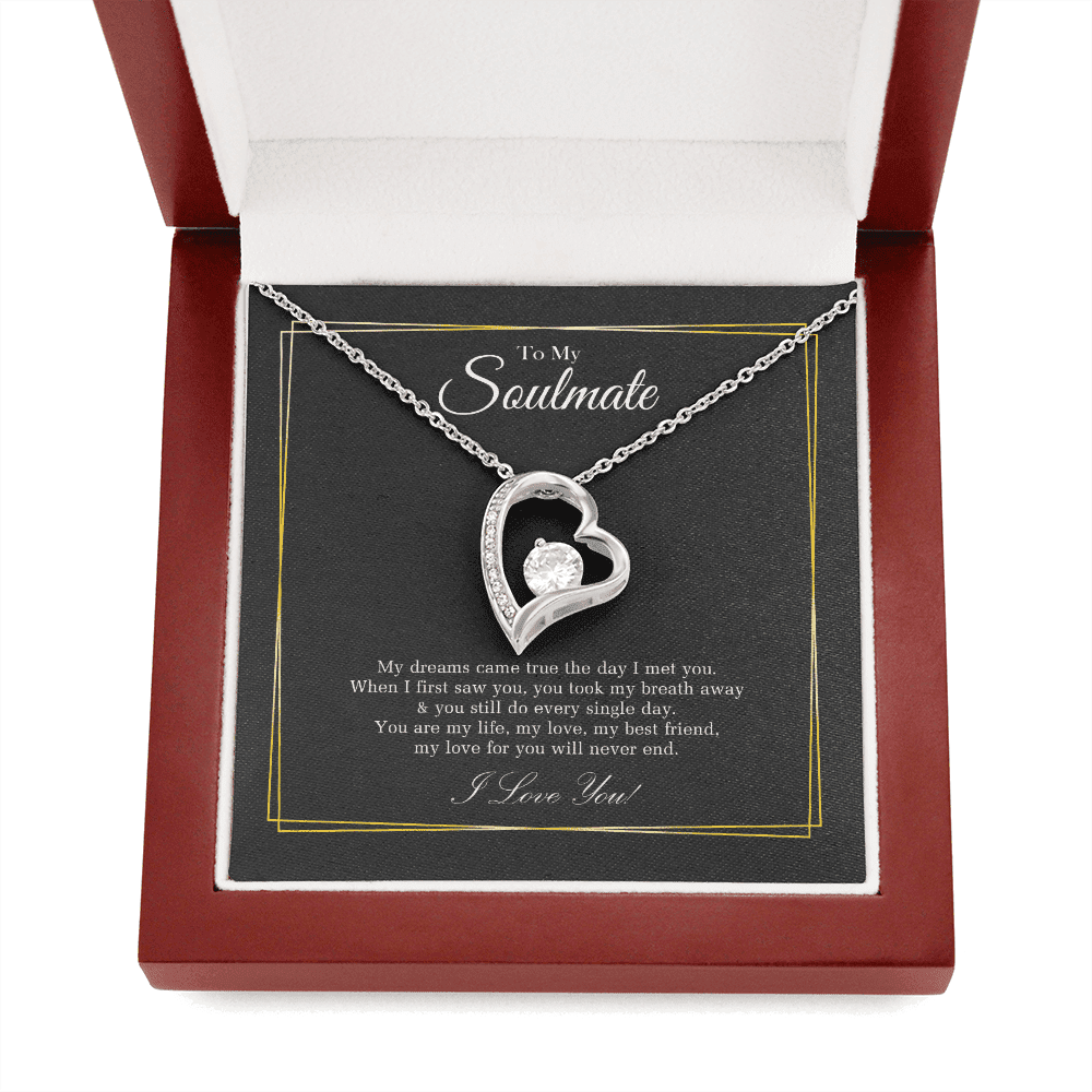 Soulmate Necklace You Are My Best Friend Gift For Her Forever Love Necklace