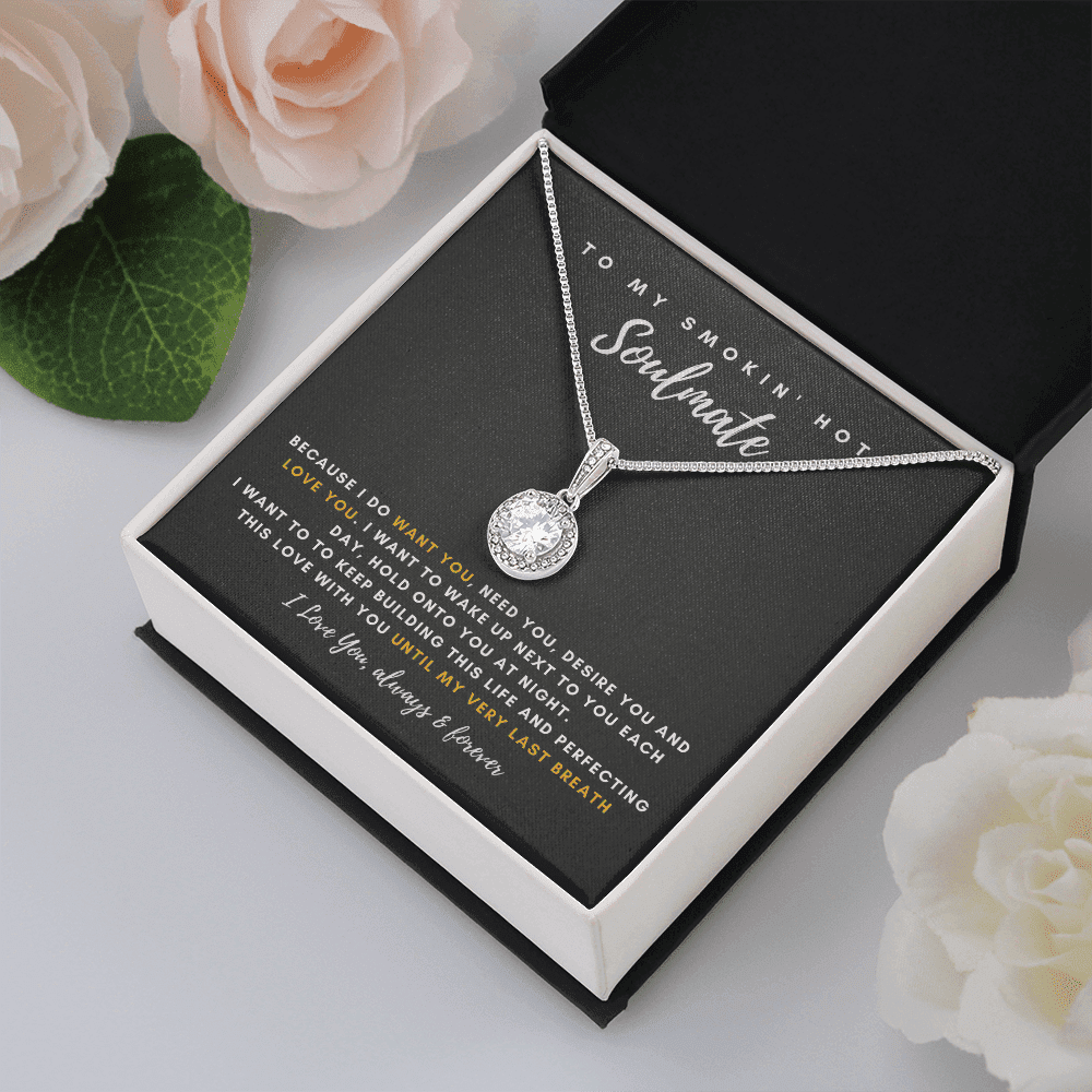 Thank You For Being The Love Of My Life Eternal Hope Necklace Gift For Her Toptrendygear