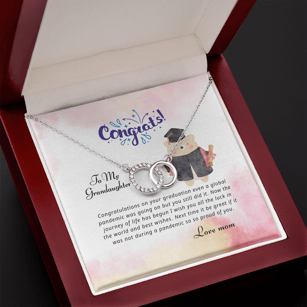 Now The Journey Of Life Has Begun Perfect Pair Necklace Gift For Granddaughter Toptrendygear